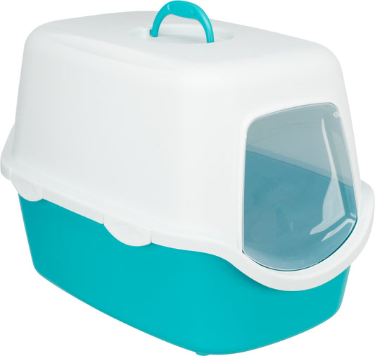 Trixie Katzentoilette Vico, mit Haube, 40x40x56cm
