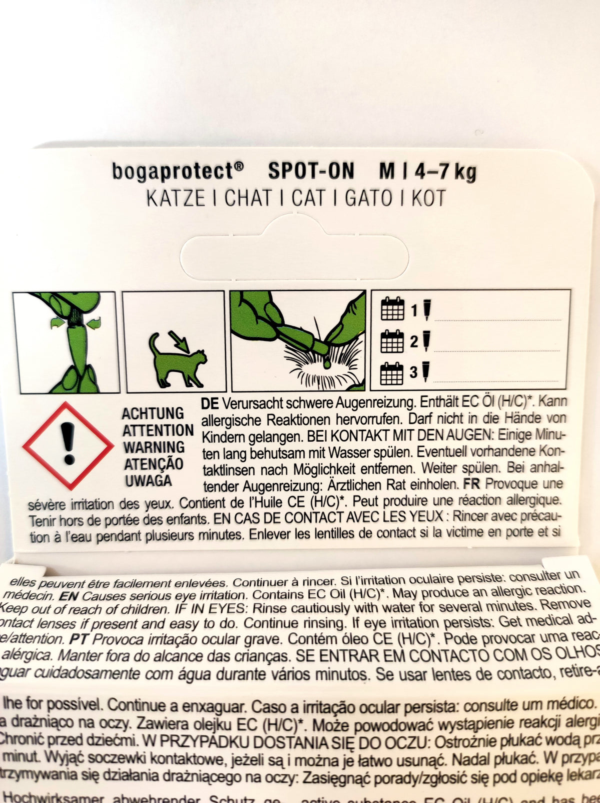 Bogaprotect Spot-On Katze