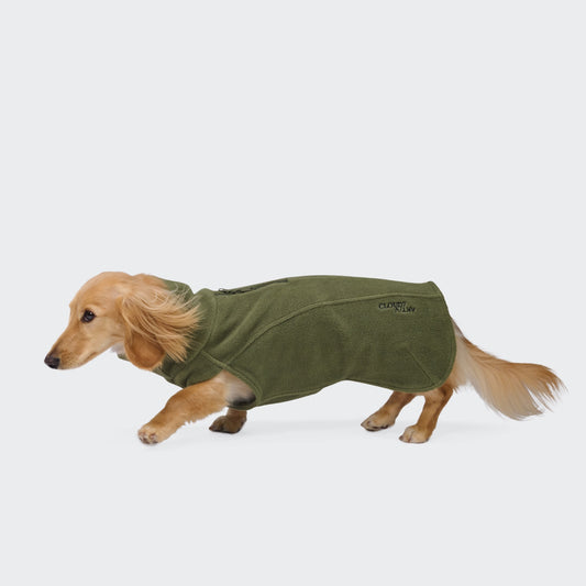 Cloud7 Dog Body Warmer AKTIV Dackel khaki