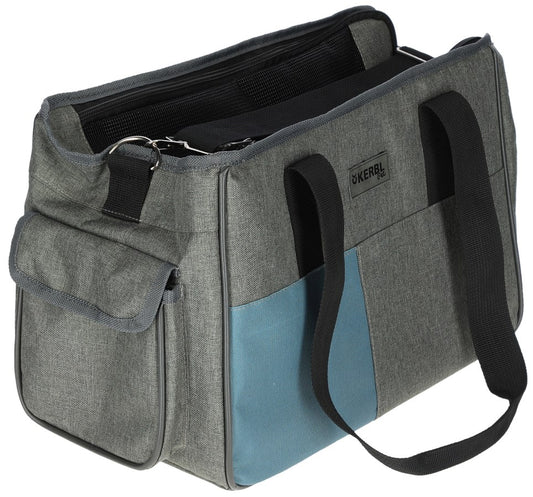 Kerbl Tragetasche Vacation 40x20x27cm grau/blau