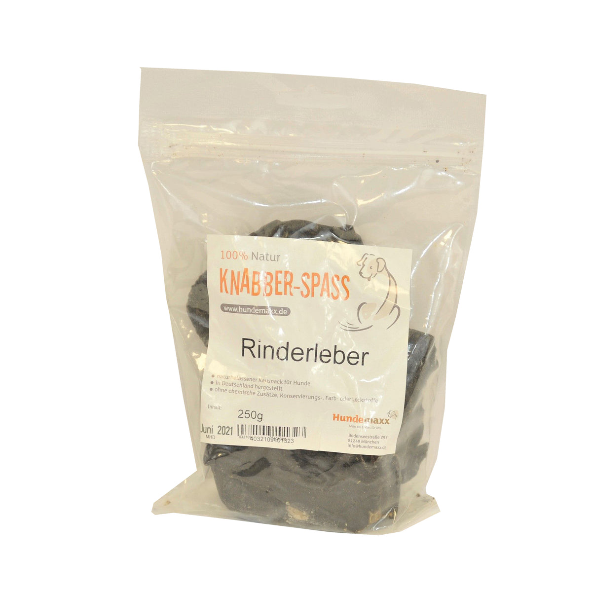 Knabberspass Rinderleber 250g