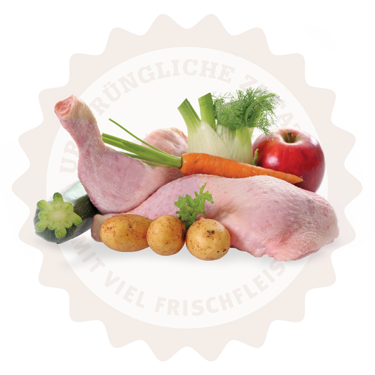 Lakefields Trockenfutter Landhuhn mit Fenchel für Welpen