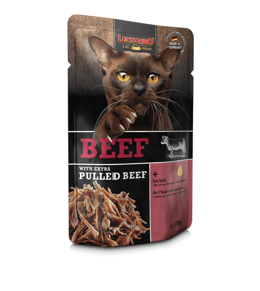 Leonardo Frischebeutel mit extra pulled Beef 70g