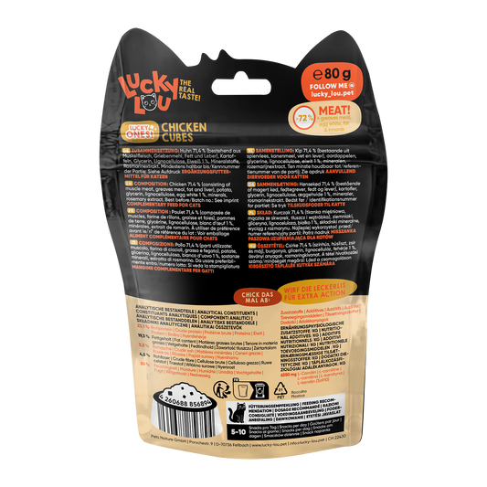Lucky Lou Katzensnack Lucky Ones Cubes 80g
