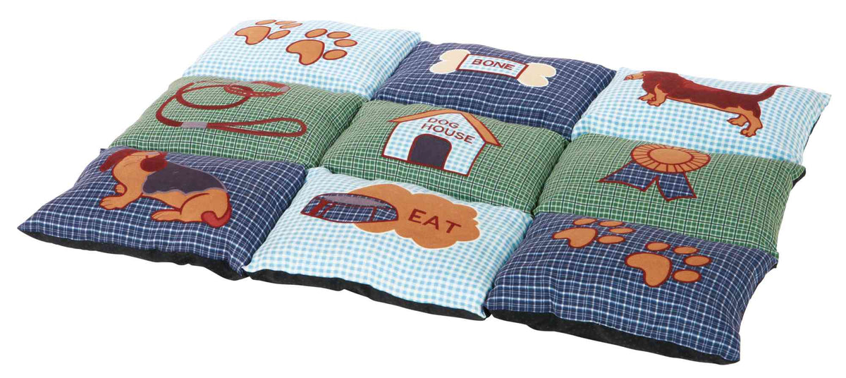 Trixie Decke Patchwork 80 × 55cm, blau/grün
