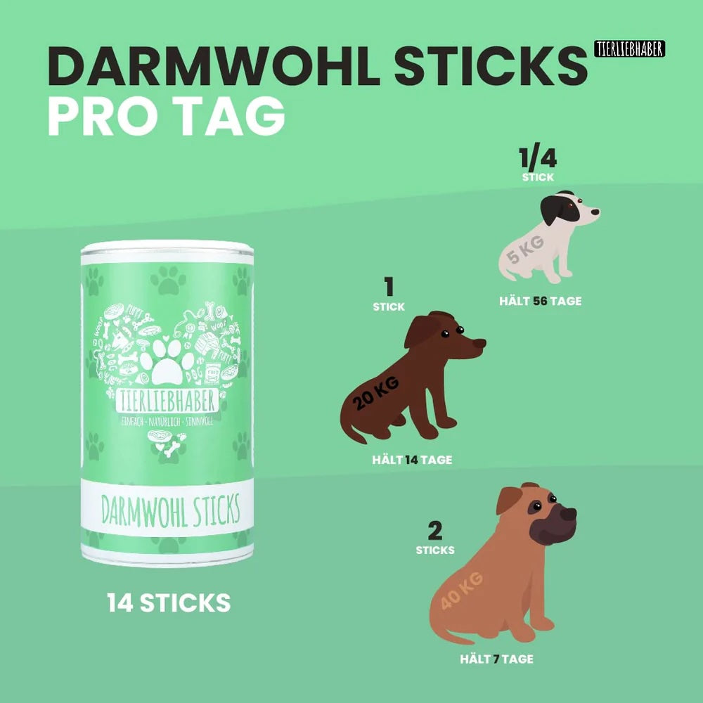 Tierliebhaber Darmwohl Sticks 130g