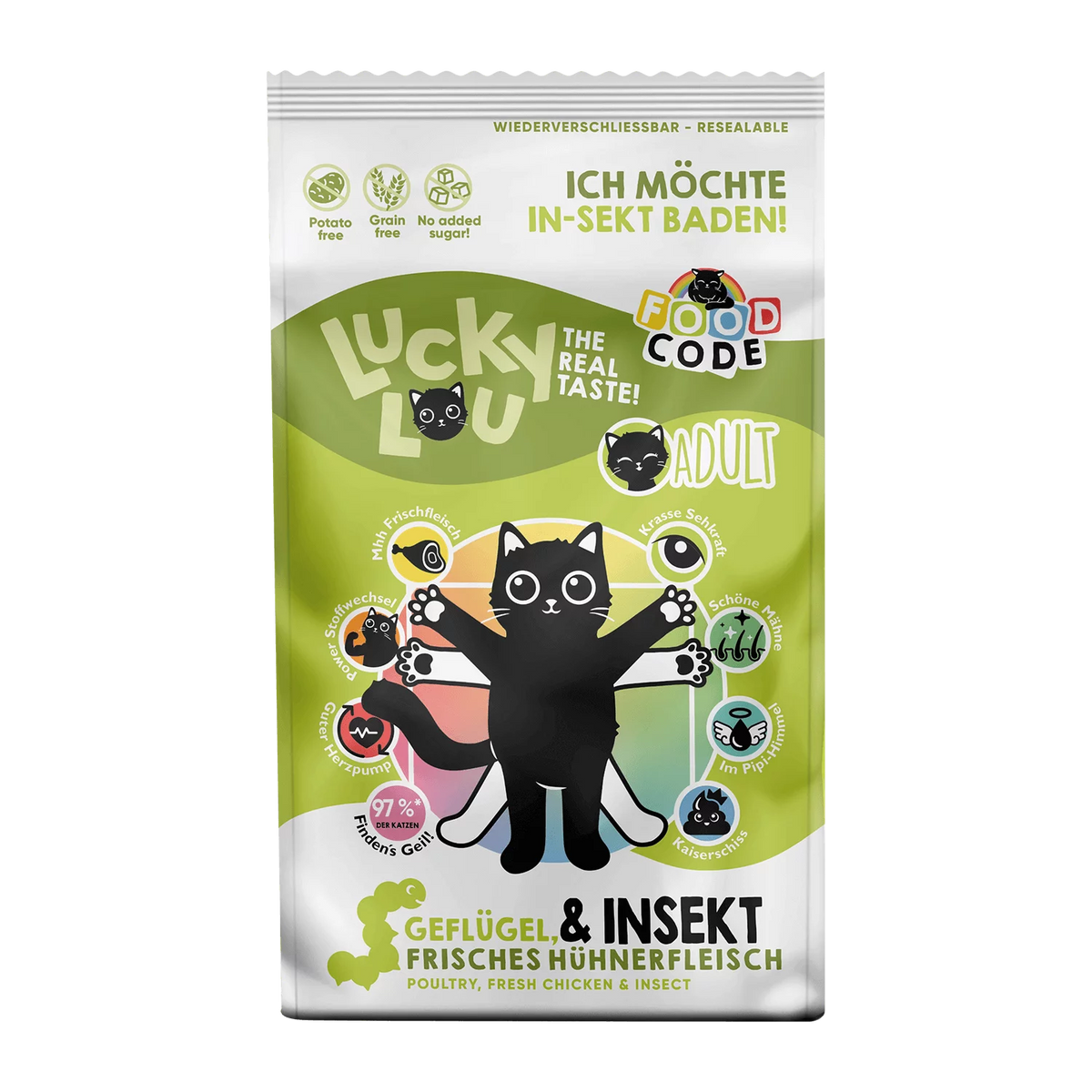 Lucky Lou Food Code Adult