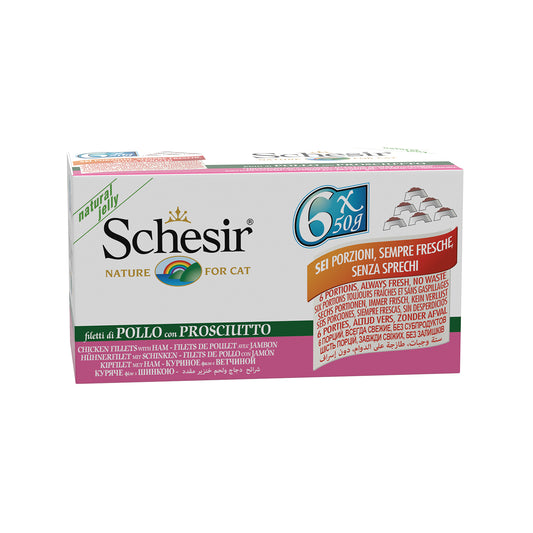 Schesir Cat Jelly Hühnerfilet mit Schinken 300 g (Dose)