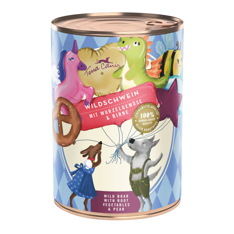 Terra Canis Oktoberfestmenü 2026 Wildschwein mit Wurzelgemüse & Birne 400g