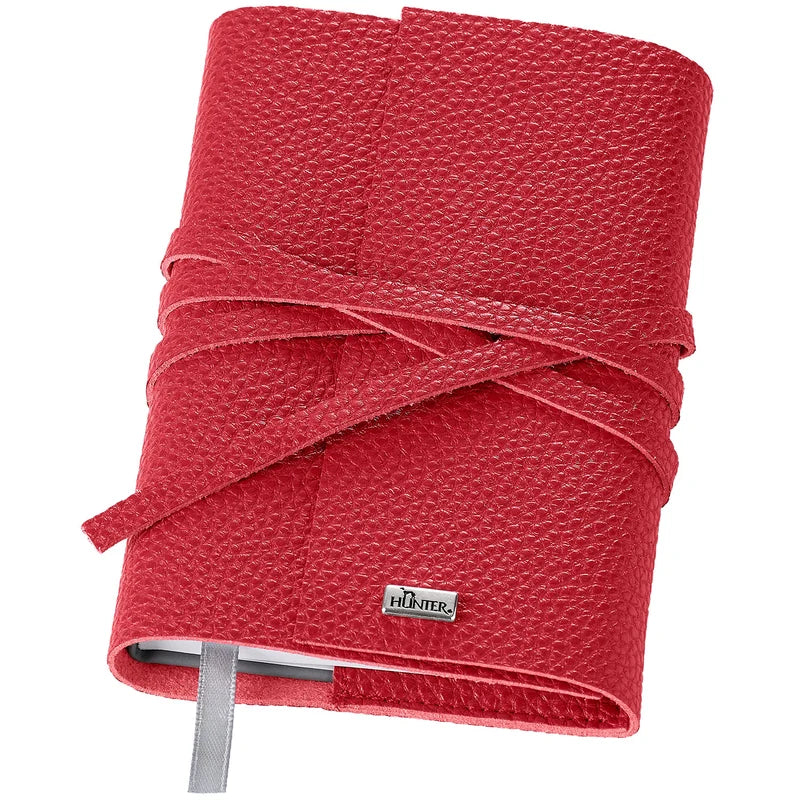 Hunter Notizbuch Vega Kunstleder rot