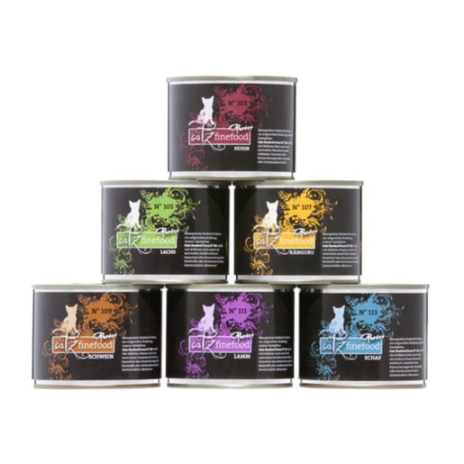 catz finefood Purrrr Multipack (6 x 190/200g) 1,19kg (Dose)
