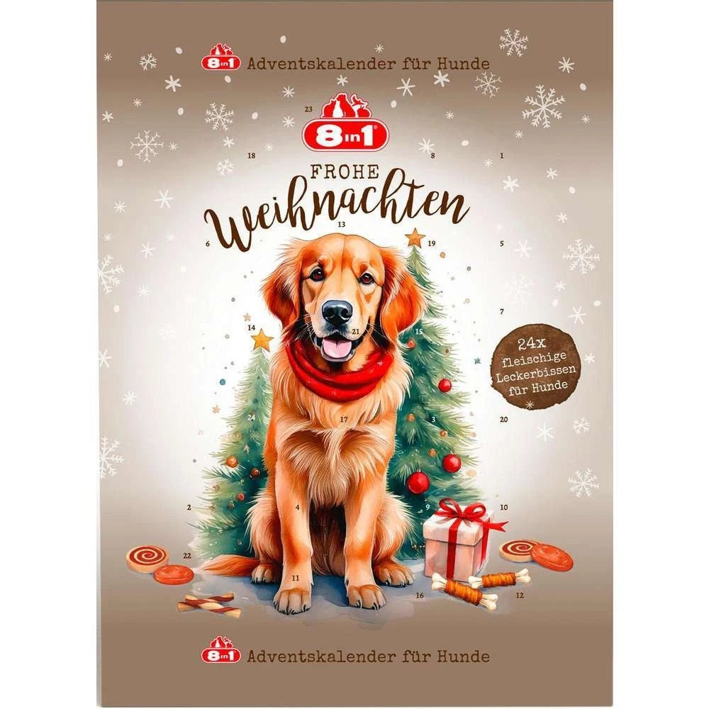 8in1 Adventskalender für Hunde 2026 140g