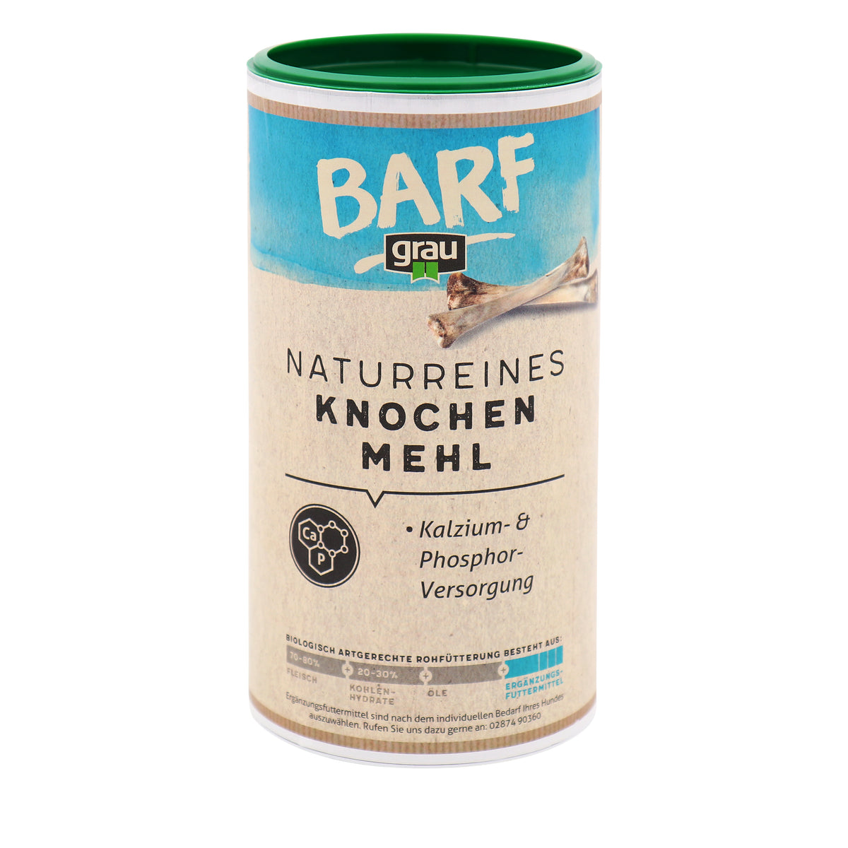 Grau Naturreines Knochenmehl