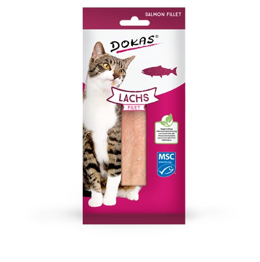 Dokas Cat Snack Lachs Filet 22g