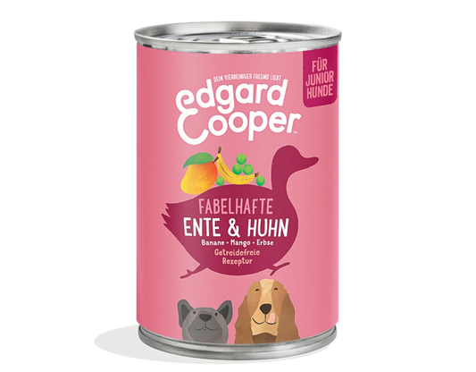 Edgard & Cooper WELPE Ente&Huhn mit Banane 400g