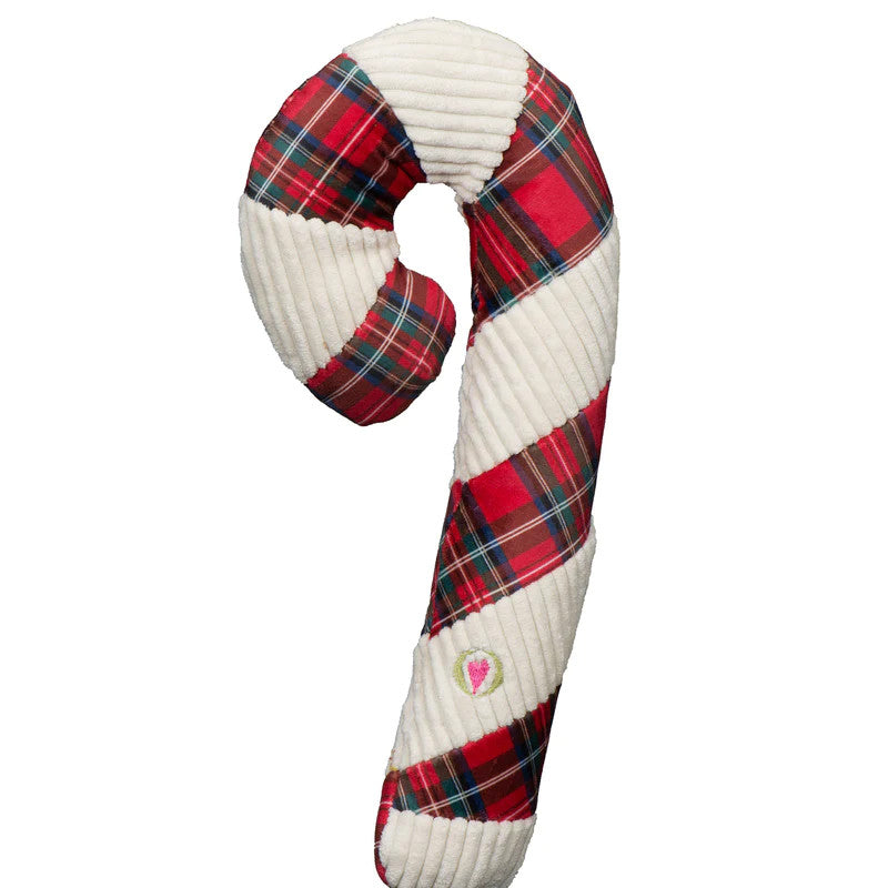 HuggleHounds Totally Tartan Candy Cane