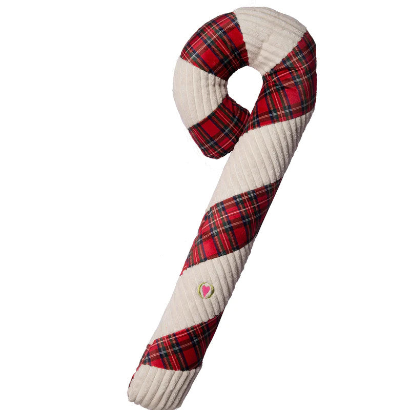 HuggleHounds Totally Tartan Candy Cane