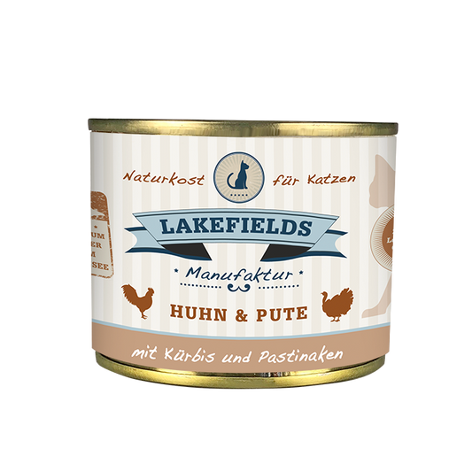 Lakefields Katze Huhn & Pute mit Kürbis