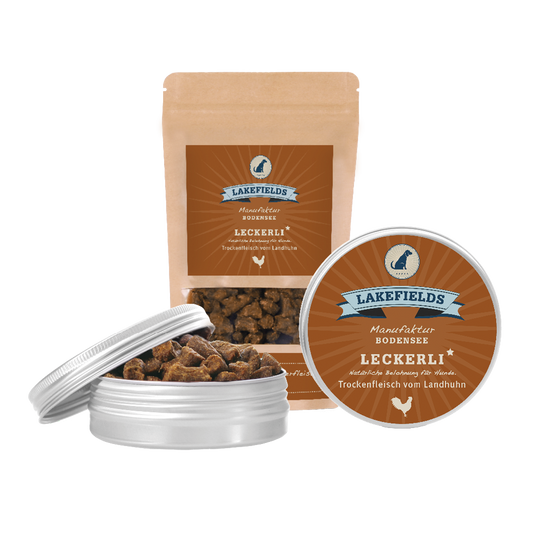 Lakefields Leckerli Trockenfleisch Landhuhn