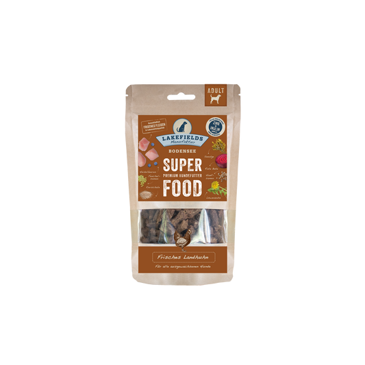 Lakefields Trockenfutter SUPERFOOD Premium Landhuhn