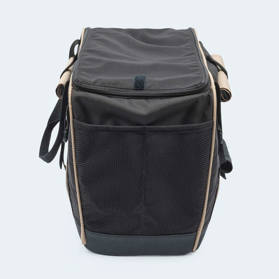 Leopold's Finest Fahrradtasche für Hunde S schwarz