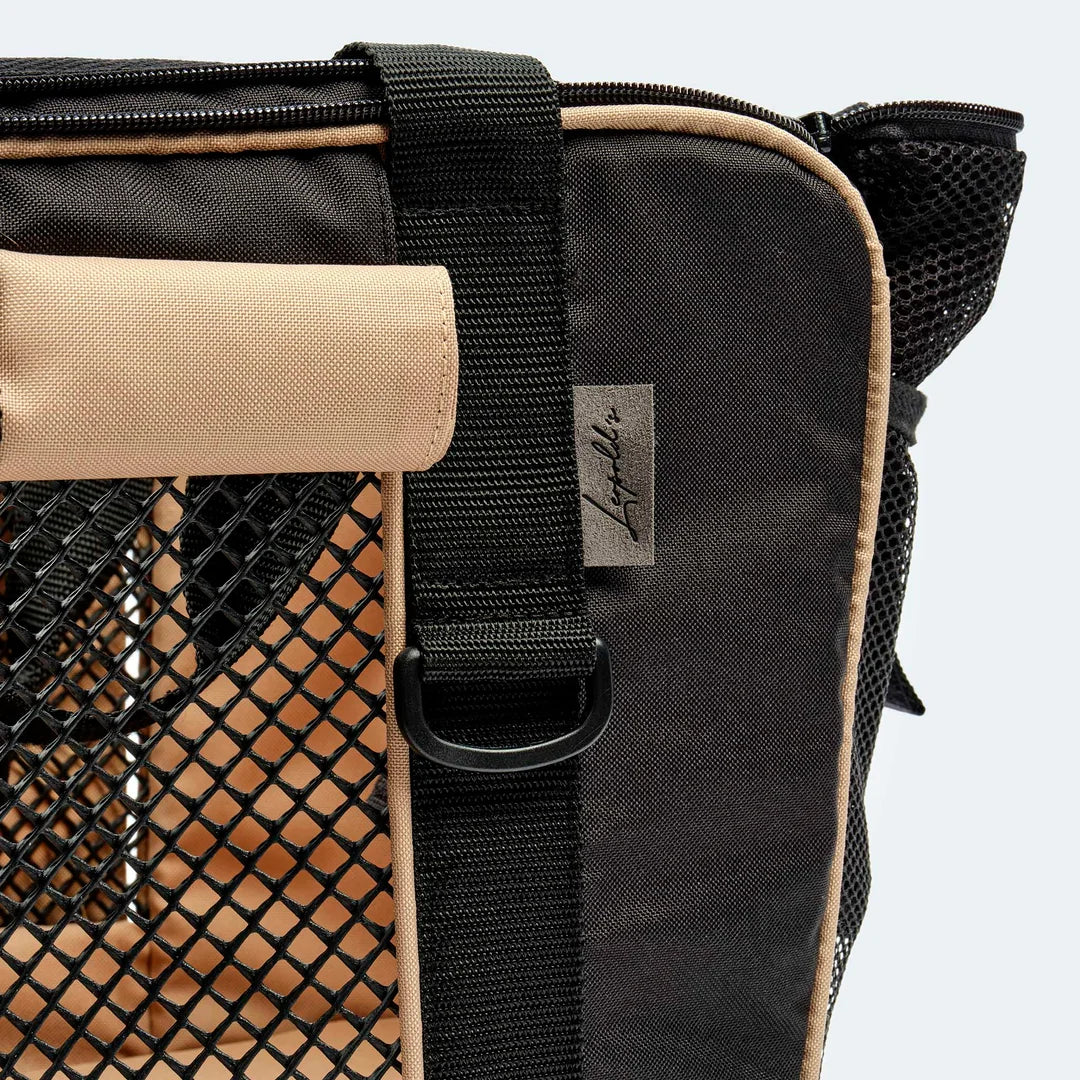 Leopold's Finest Fahrradtasche für Hunde S schwarz