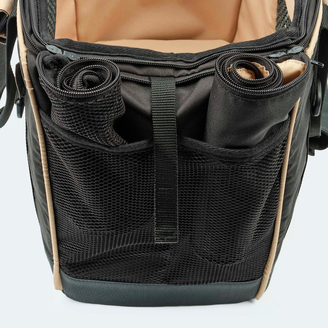 Leopold's Finest Fahrradtasche für Hunde S schwarz