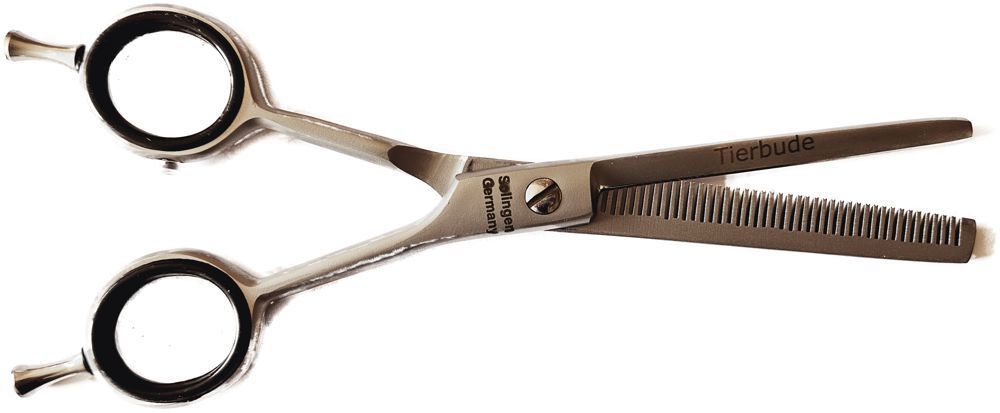 Tierbude Modelierschere 30 Zähne einseitig 16cm