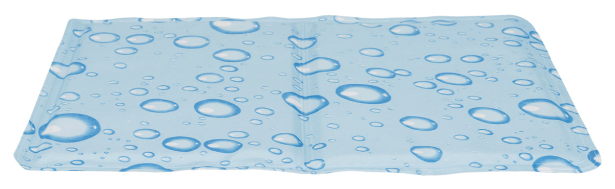 Trixie Kühlmatte S, 40 × 30 cm, hellblau mit Tropfen