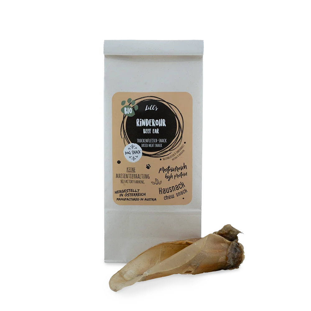 Lill's Kausnack Bio-Rinderohren