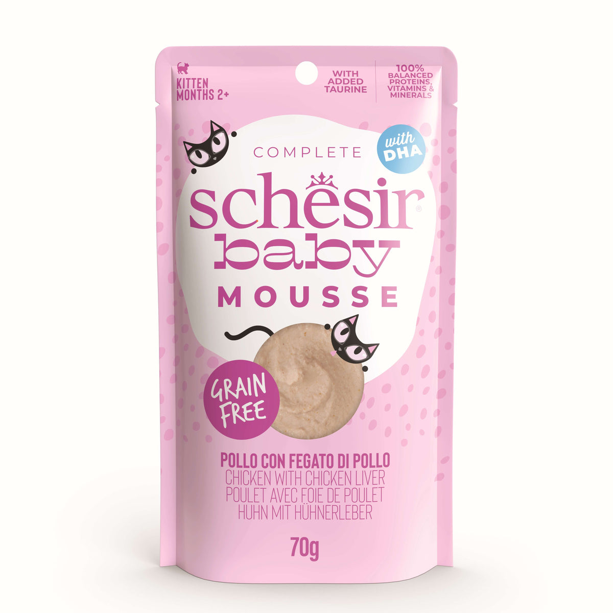 Schesir Cat Baby Mousse 70g