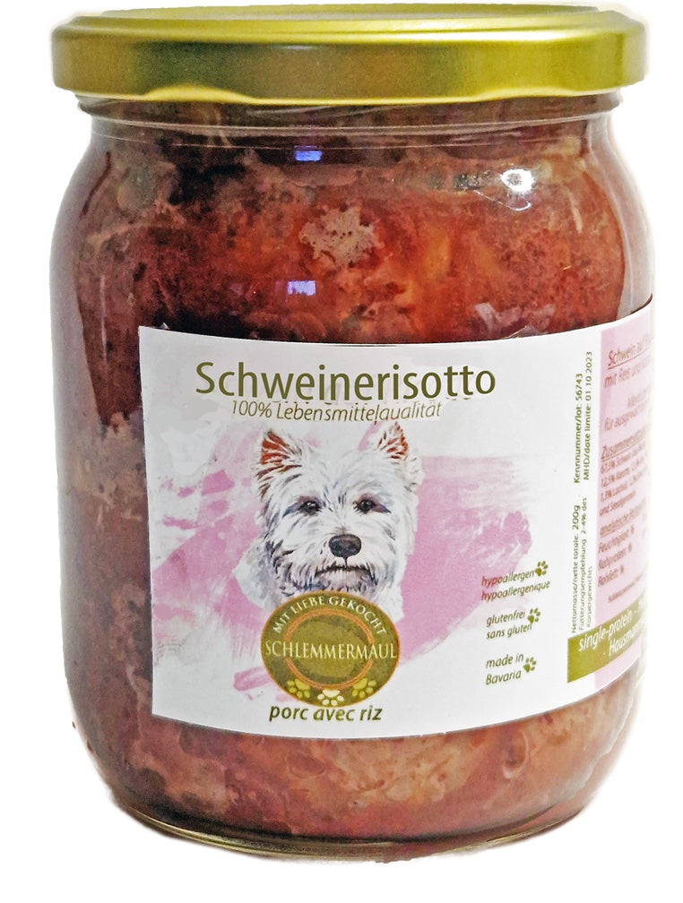 Schlemmermaul Hundemenü Schweinerisotto