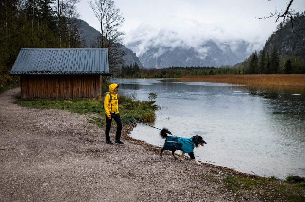 Non-stop dogwear Fjord raincoat 2.0 teal