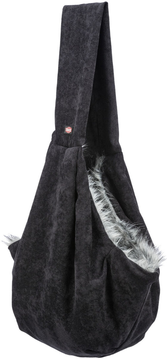 Trixie Hundetragetasche Soft schwarz/grau