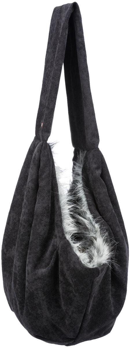 Trixie Hundetragetasche Soft schwarz/grau