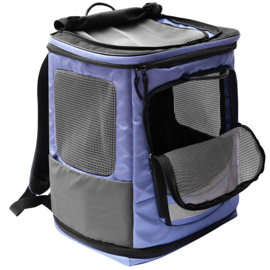 Wanderpfote Hunderucksack Trekking Light S blau