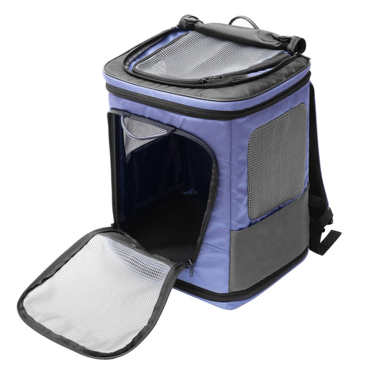 Wanderpfote Hunderucksack Trekking Light S blau