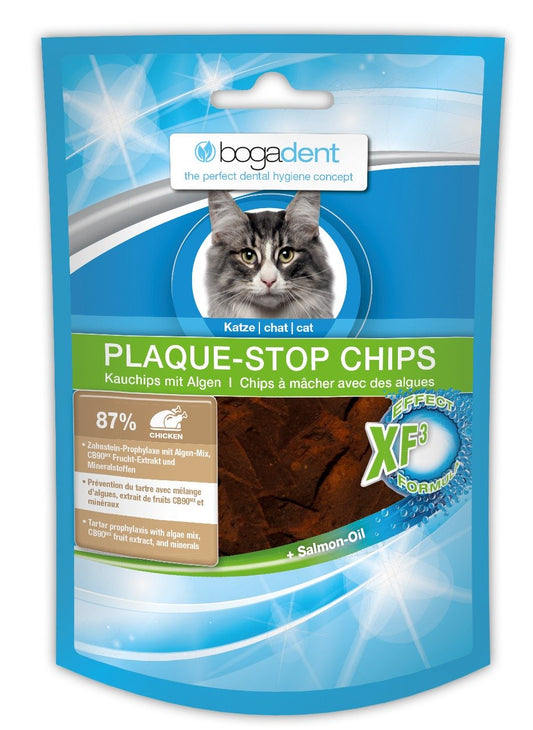 Bogadent Plaque-Stop Chips Katze 50g