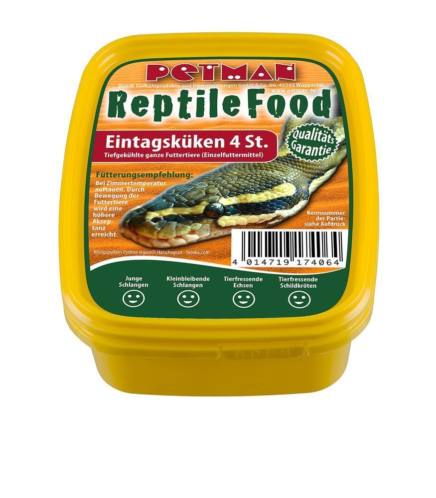 Petman Eintagsküken 4 Stück (ca. 40 g)
