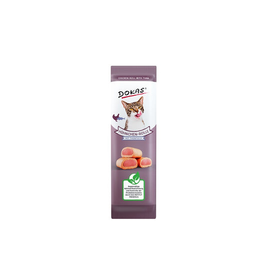 Dokas Cat Snack Hühnchen-Rolle 10g
