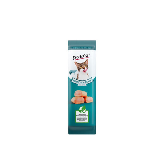 Dokas Cat Snack Hühnchen-Rolle 10g