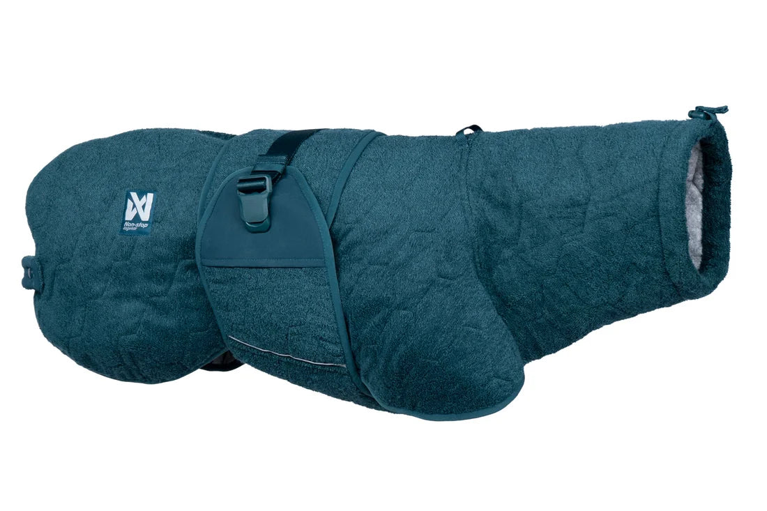 Non-stop dogwear Drying Coat dark teal
