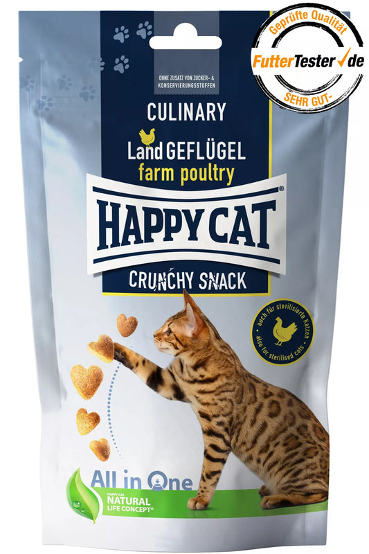 Happy Cat Culinary Crunchy Snack (Herzform) 70g