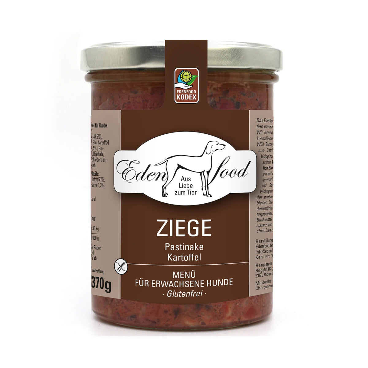 Edenfood Hundemenü im Glas 370g
