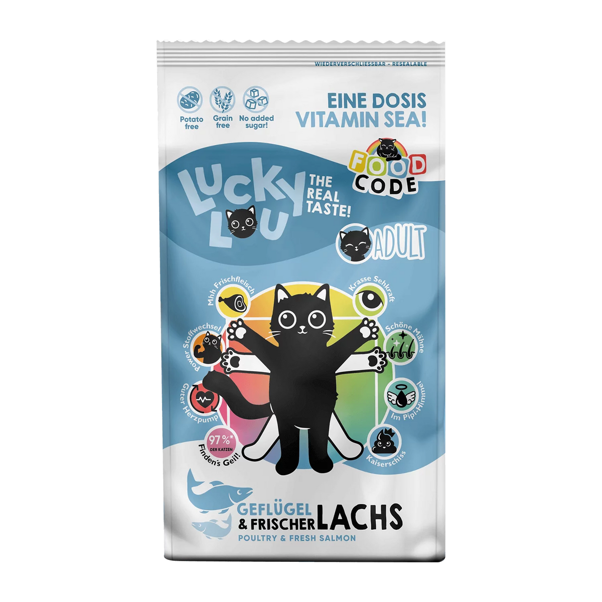Lucky Lou Food Code Adult