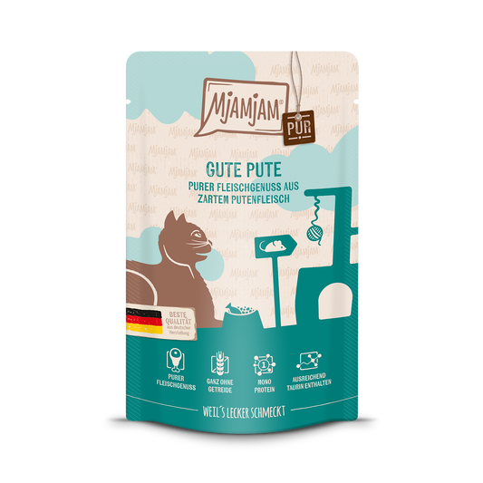 Mjamjam Katze Fleischgenuss - Pouchie