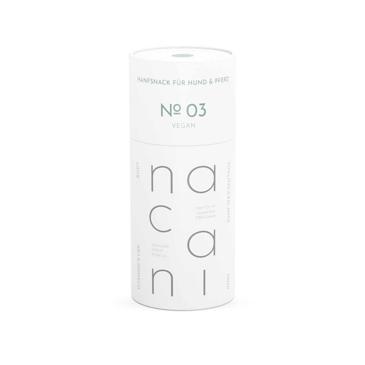 nacani Hanf-Leckerli mit natürlichem CBD-Anteil
