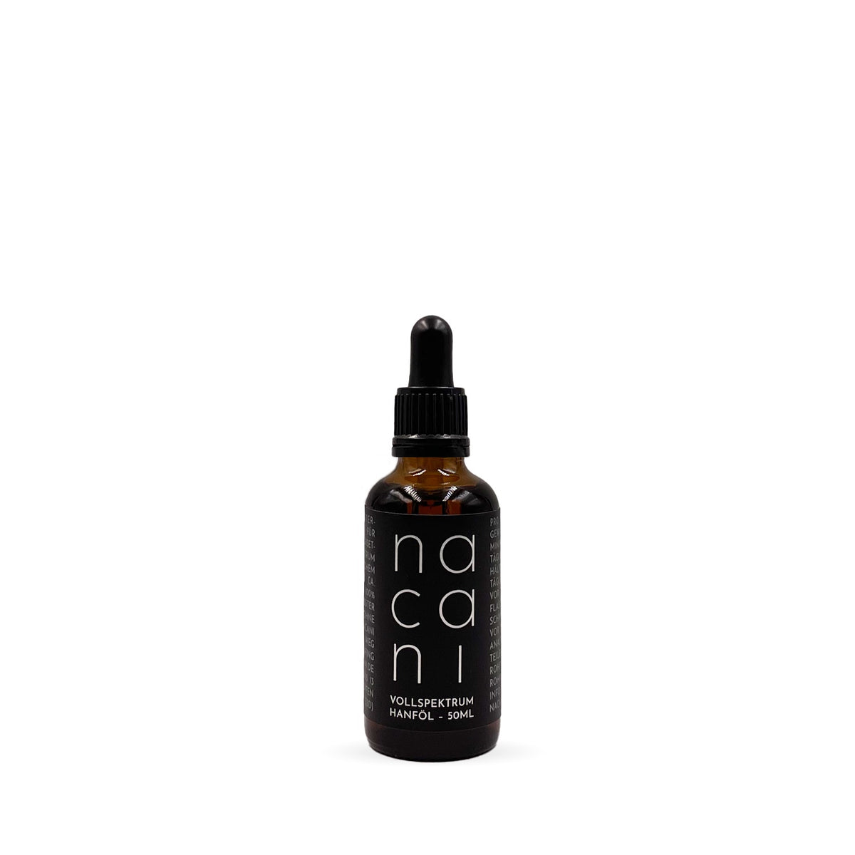 nacani Reines Hanf-Öl mit natürlichem CBD-Anteil, 2,8% Pipetten-Fläschchen