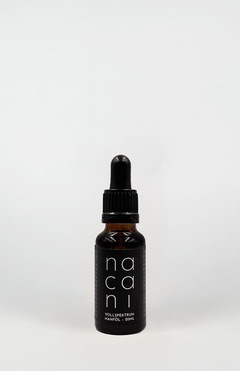 nacani Reines Hanf-Öl mit natürlichem CBD-Anteil, 2,8% Pipetten-Fläschchen