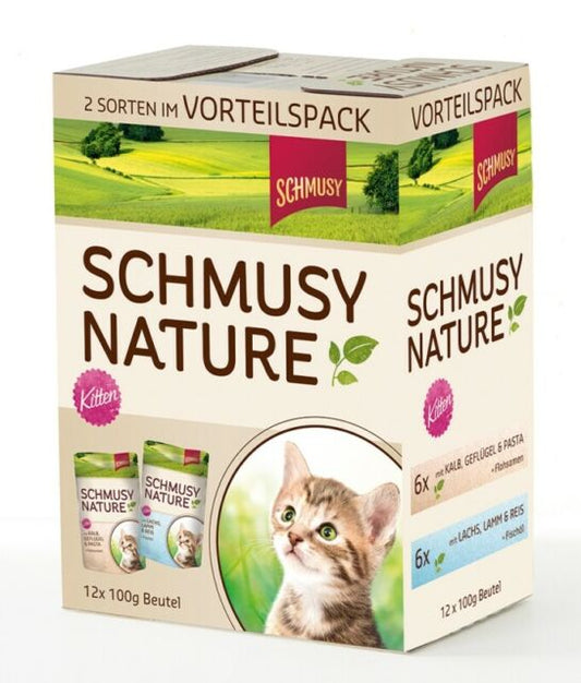 Schmusy Nature Menü Pouch Multipack 12x100g